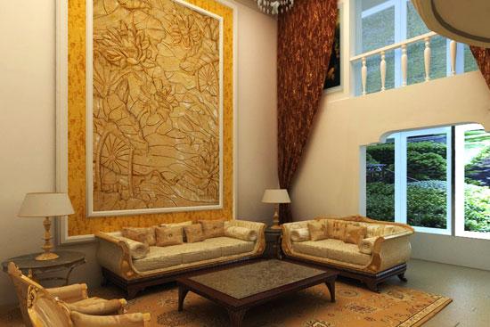 客廳裝修新表情 個性沙發背景墻選材攻略