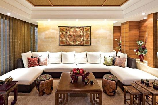 客廳裝修新表情 個性沙發背景墻選材攻略