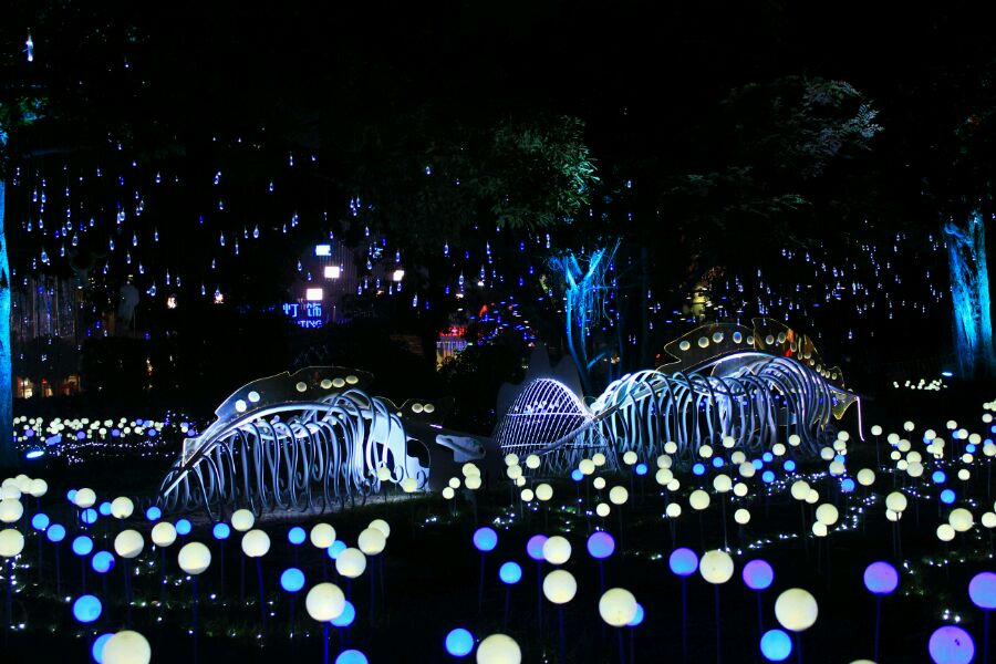 三館聯動打造亞太最大燈展 古鎮燈飾文化節開幕