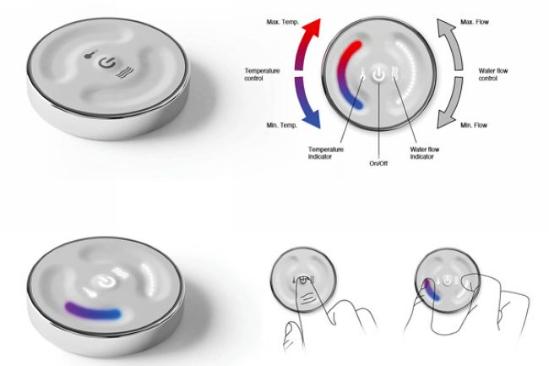 優雅的葉狀水龍頭
