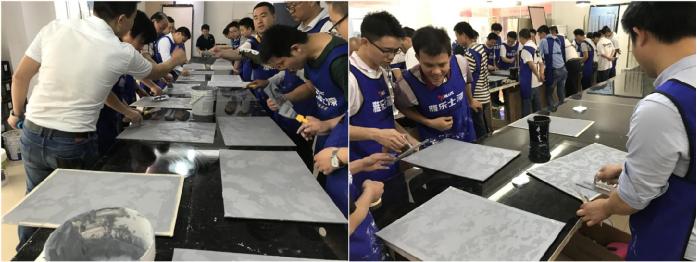 做一個藝術涂料專家 ——巴德士集團2017年第四期藝術涂料培訓