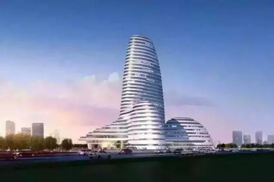 青龍防水承接的這座大樓火了 造型爭議不斷